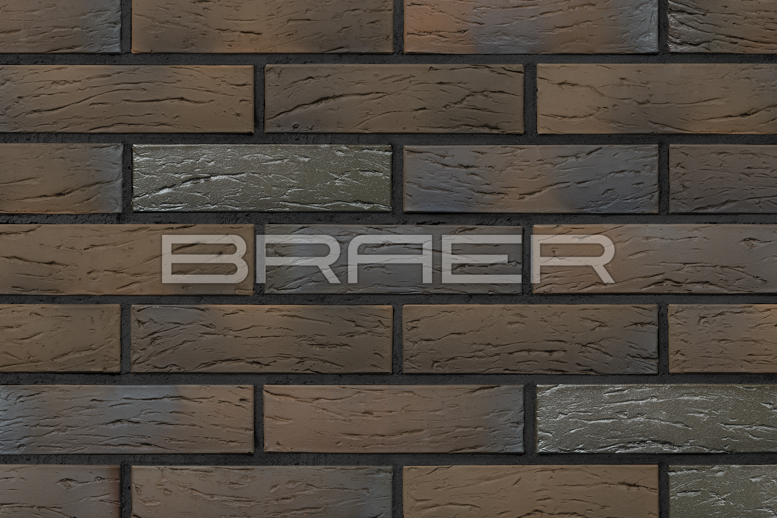 Кирпич керамический Браер кладка Limited риф, 250x85x65 мм BRAER